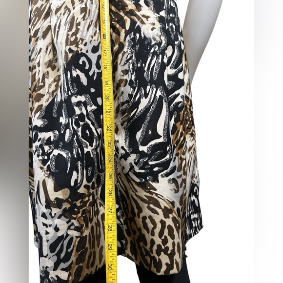 joei & i womens dress size 6 animal print sleeveless, pre-owned. - Picture 6 of 9